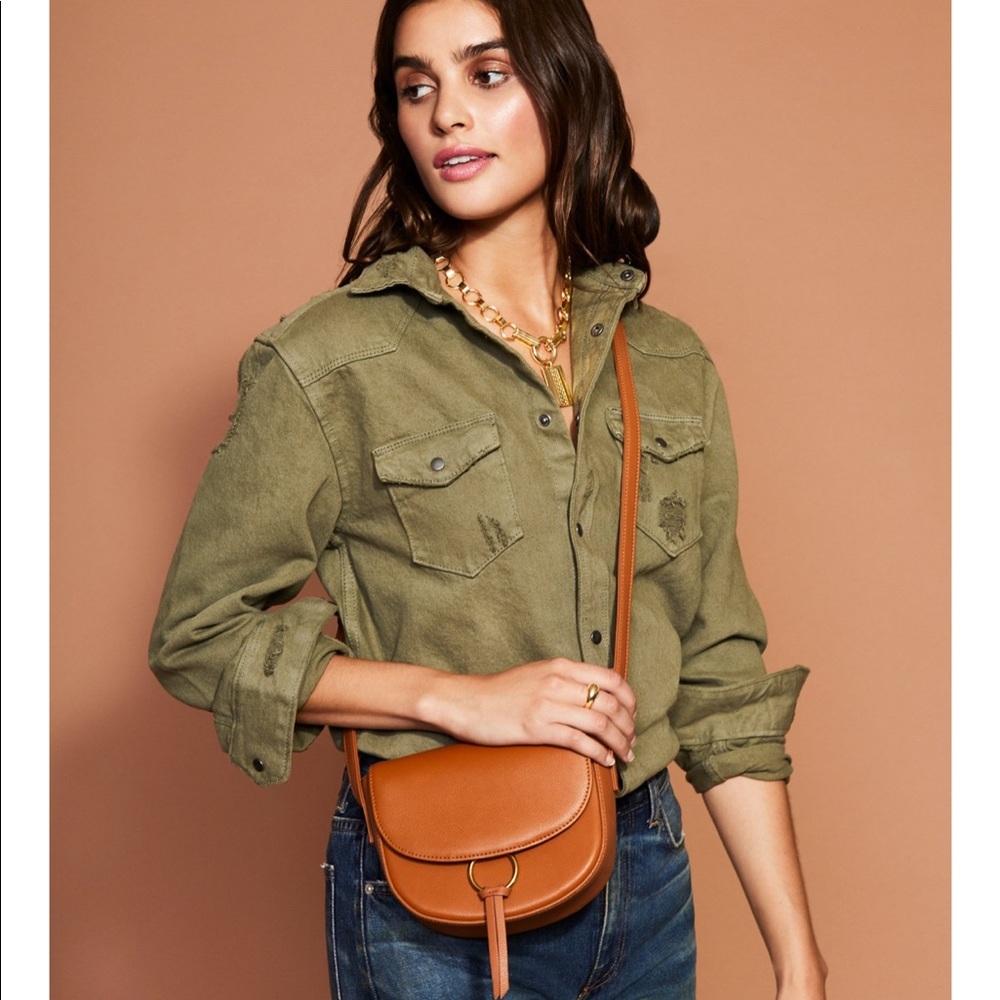 NWT JJ Winters Ivy Leather Crossbody - Picture 3 of 4